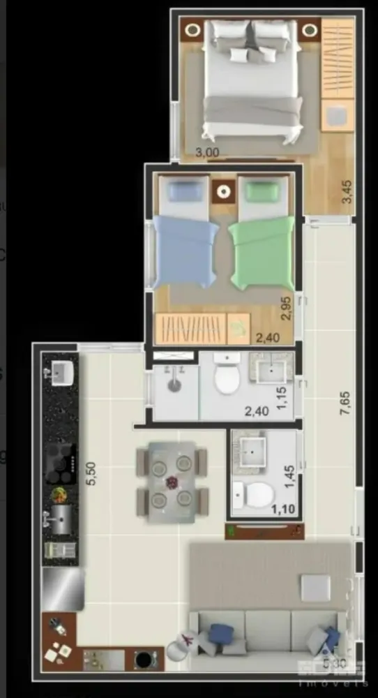 Apartamento, 2 quartos, 54 m² - Foto 11
