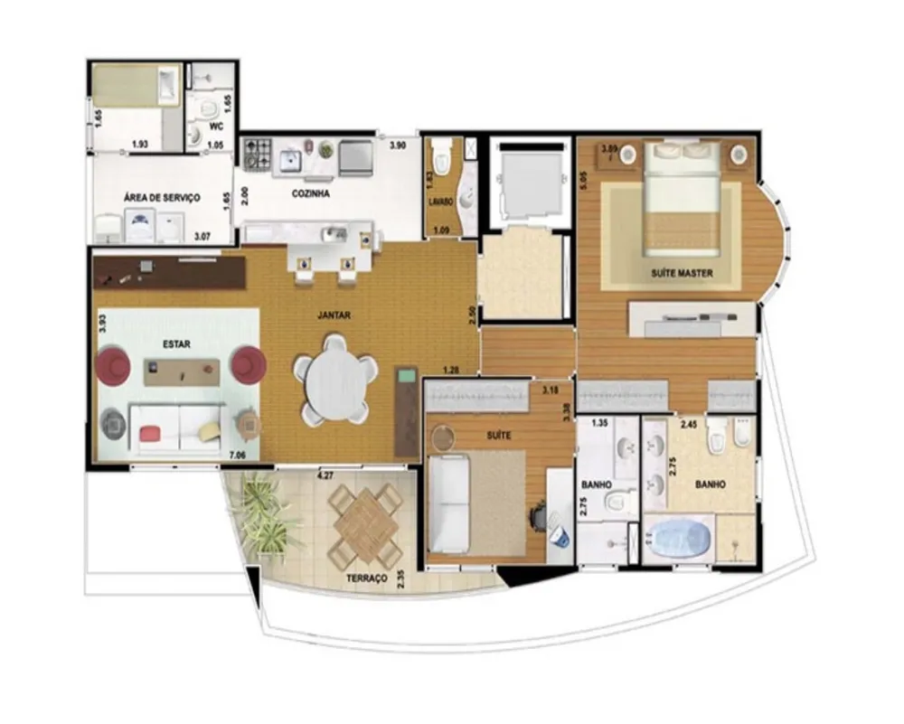Apartamento, 2 quartos, 114 m² - Foto 12