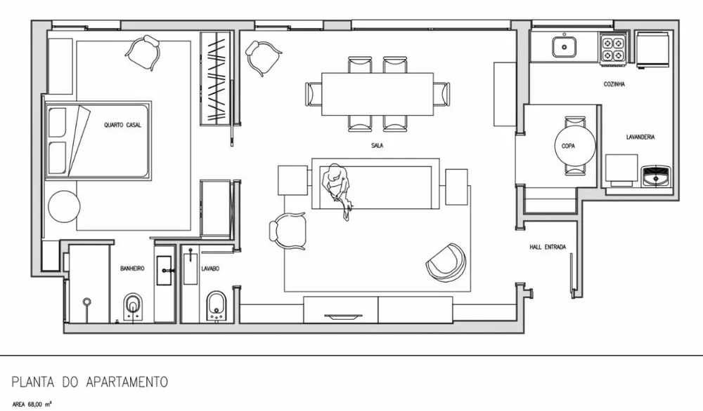 Apartamento, 1 quarto, 68 m² - Foto 8