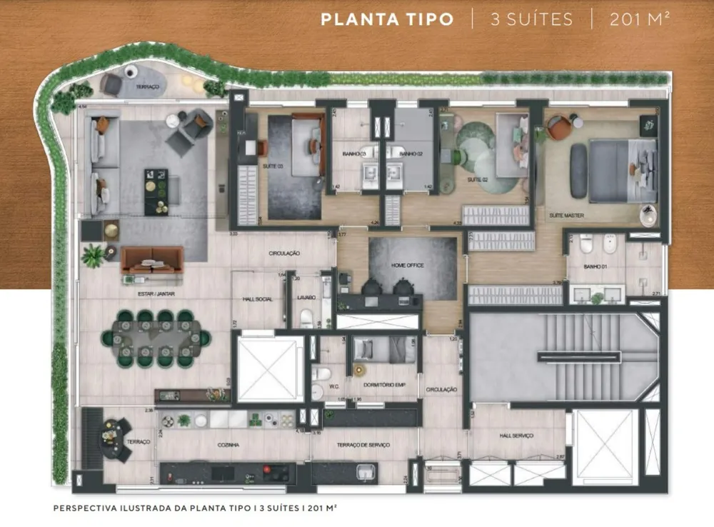 Apartamento, 3 quartos, 201 m² - Foto 12