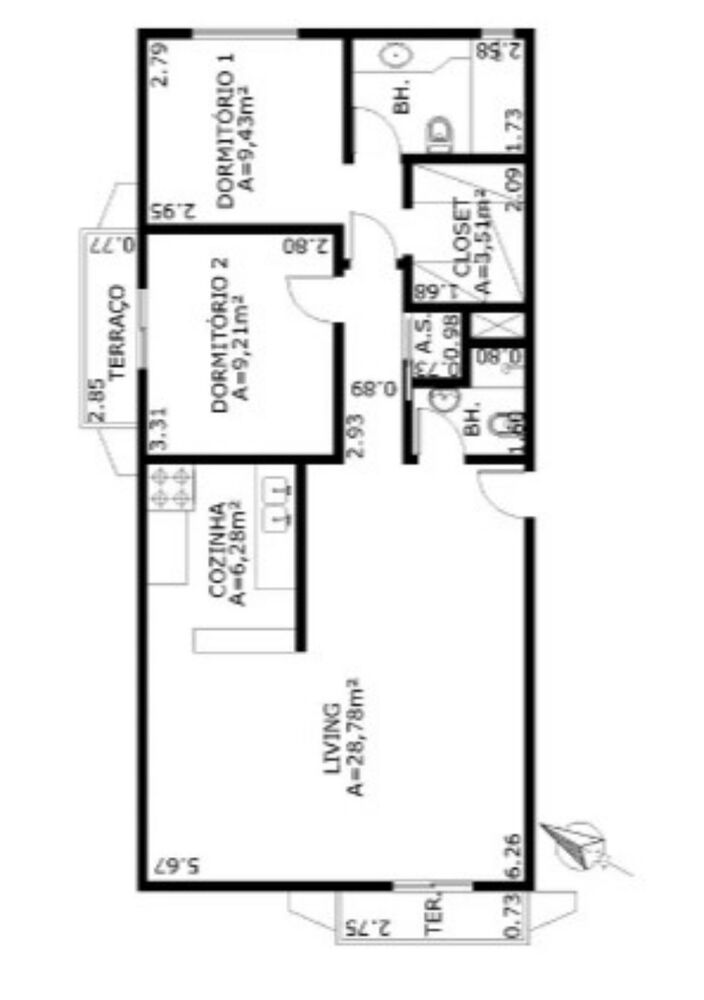 Apartamento, 2 quartos, 70 m² - Foto 13