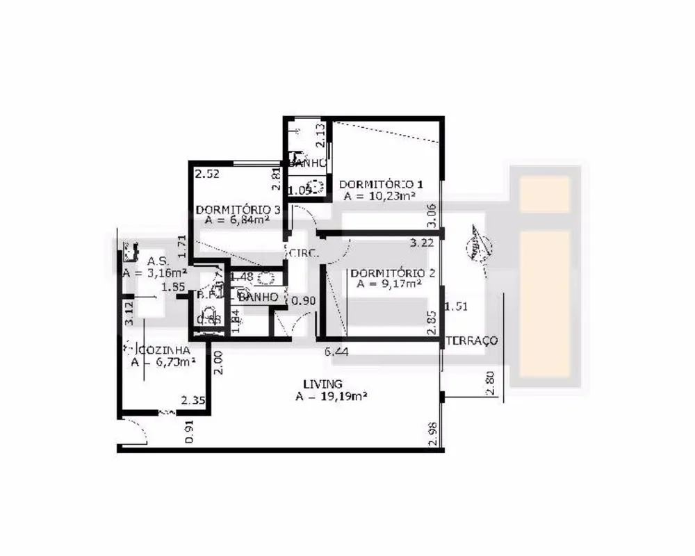 Apartamento, 3 quartos, 83 m² - Foto 8