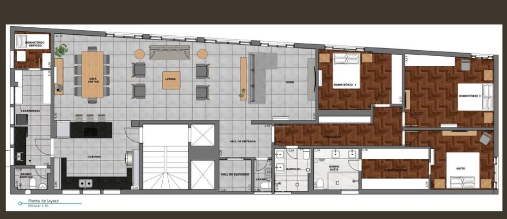 Apartamento, 3 quartos, 225 m² - Foto 1