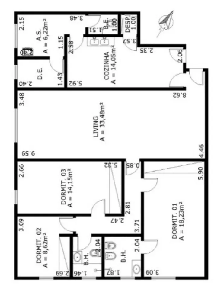 Apartamento, 3 quartos, 132 m² - Foto 8