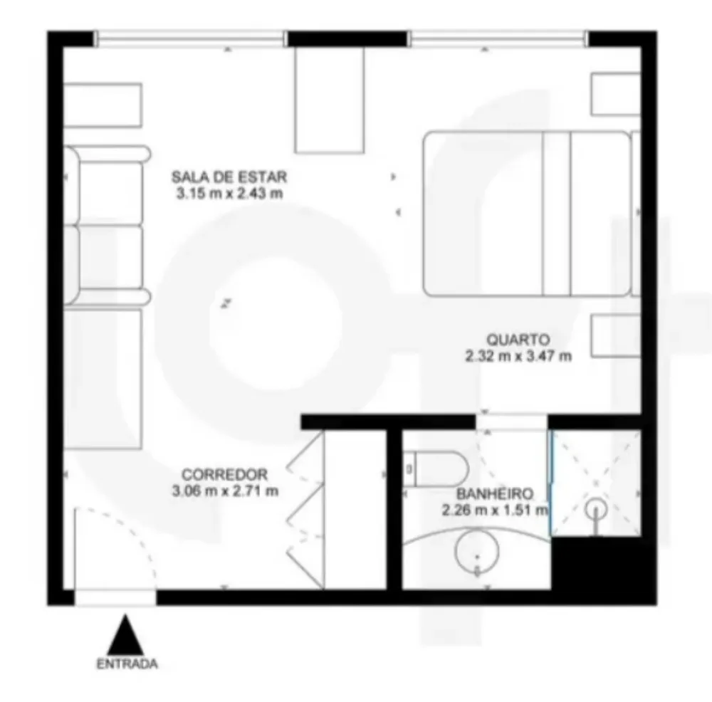 Apartamento, 1 quarto, 34 m² - Foto 7