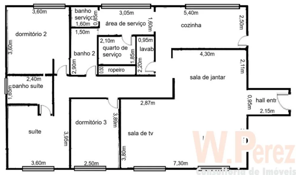 Apartamento, 3 quartos, 145 m² - Foto 3