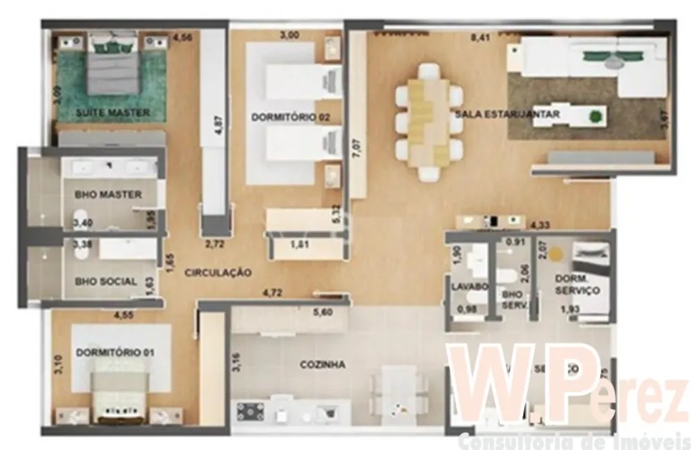 Apartamento, 3 quartos, 173 m² - Foto 3