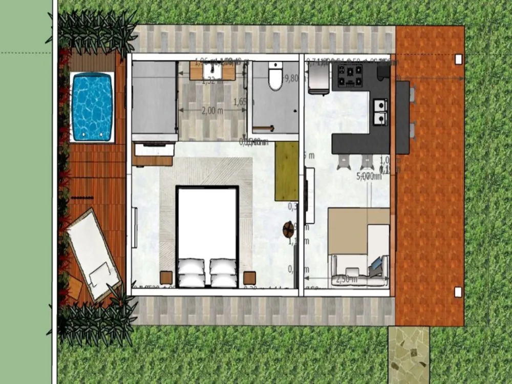 Casa, 1 quarto, 1700 m² - Foto 7