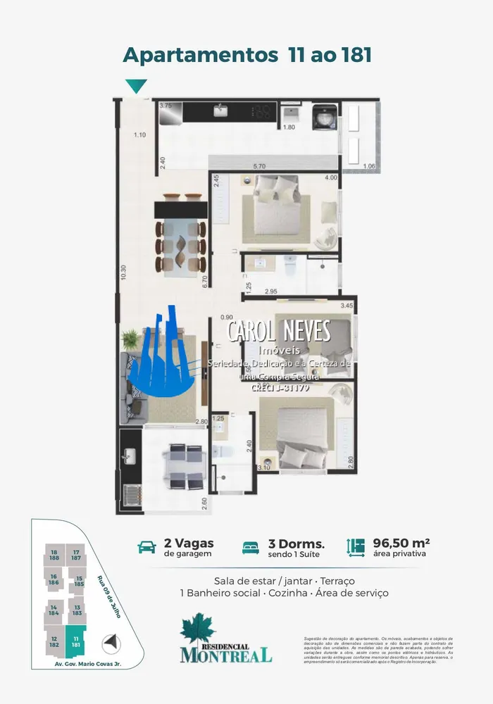 Apartamento, 3 quartos, 96 m² - Foto 4