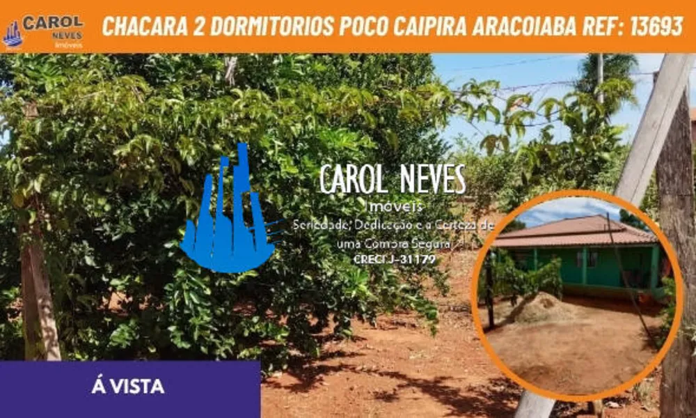 Chácara, 2 quartos, 1500 m² - Foto 1