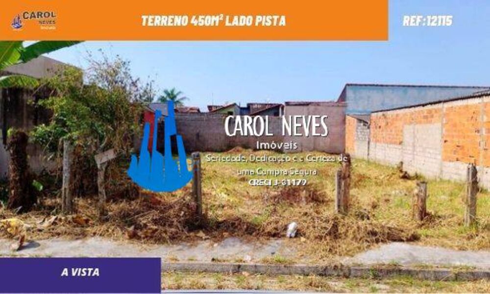 Terreno à venda, 450m² - Foto 1