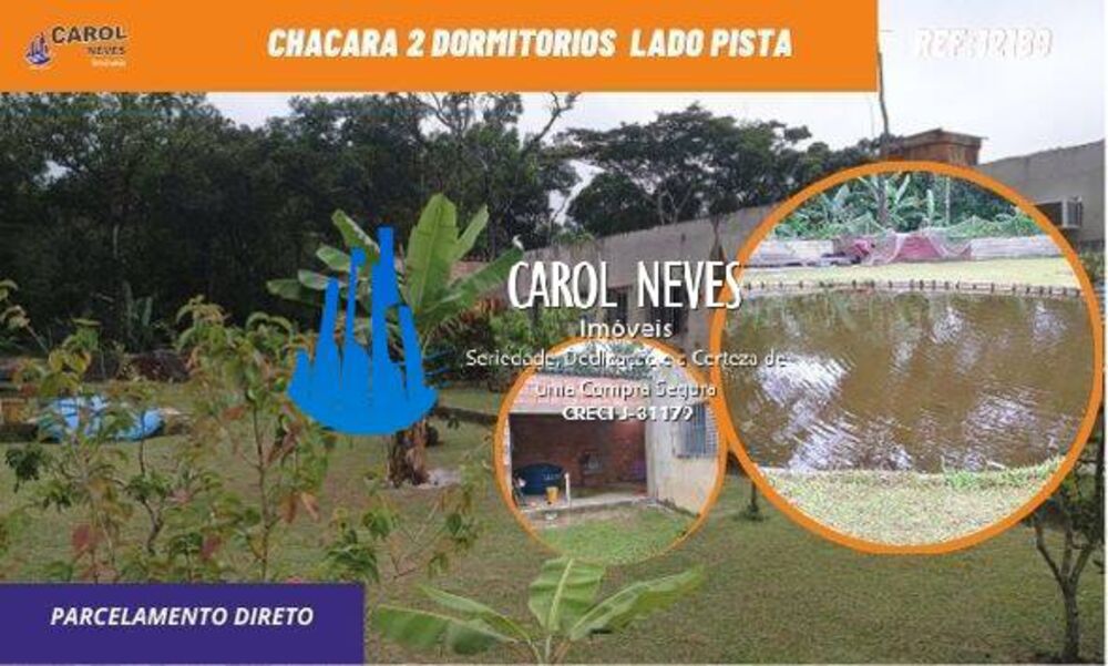 Chácara à venda com 2 quartos, 63m² - Foto 1