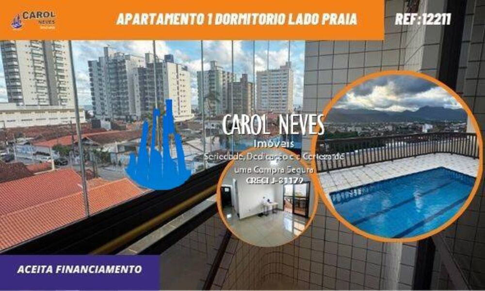 Apartamento à venda com 1 quarto, 46m² - Foto 1