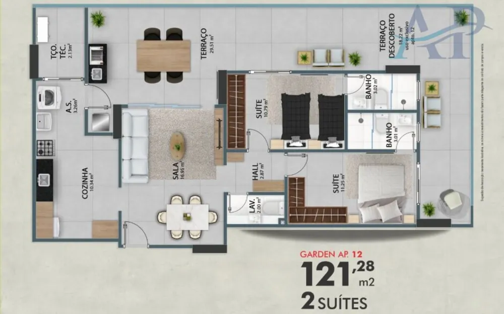 Apartamento, 2 quartos, 103 m² - Foto 5