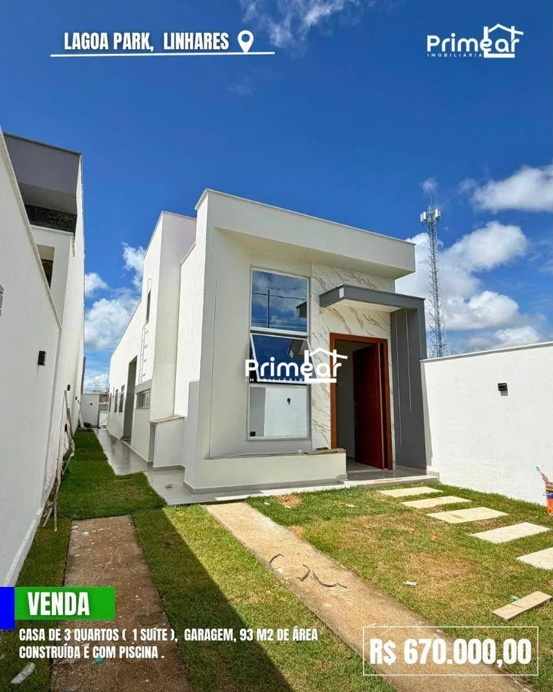 Casa de Condomínio, 3 quartos - Foto 1