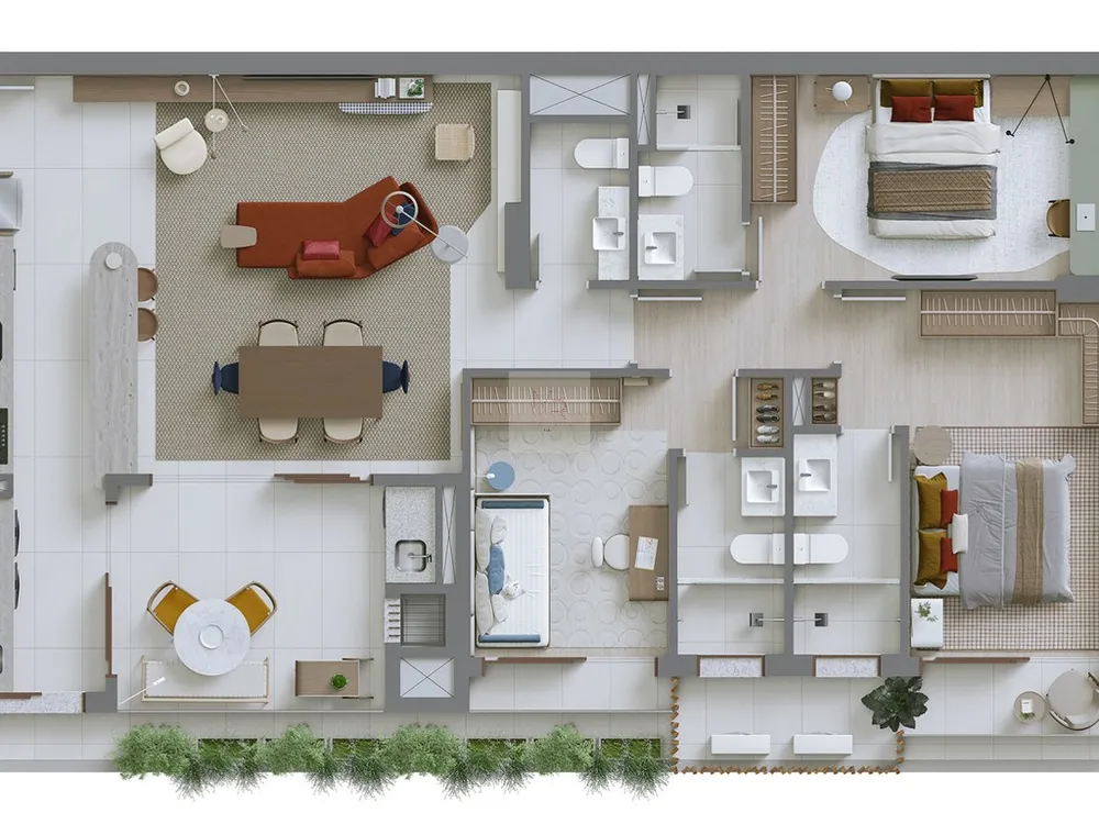 Apartamento, 3 quartos, 122 m² - Foto 11