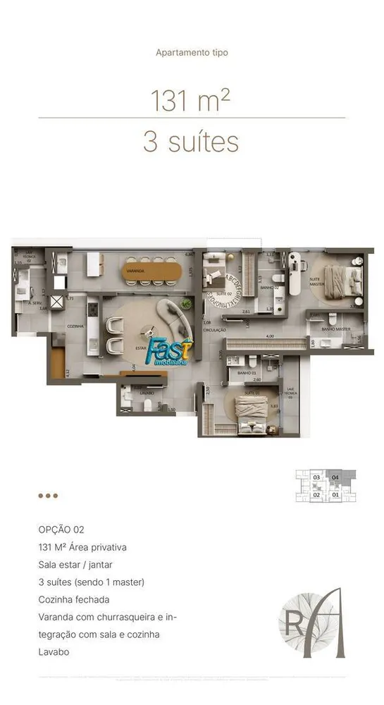 Apartamento, 3 quartos - Foto 5
