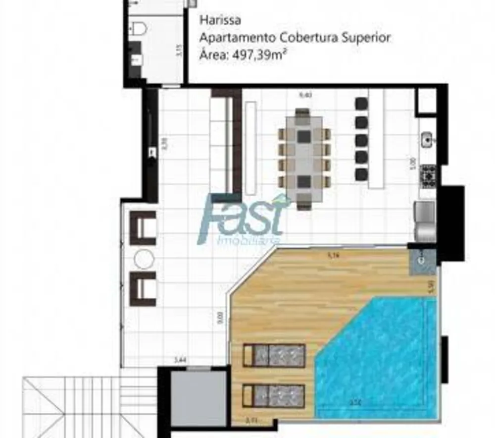 Apartamento, 5 quartos, 497 m² - Foto 7