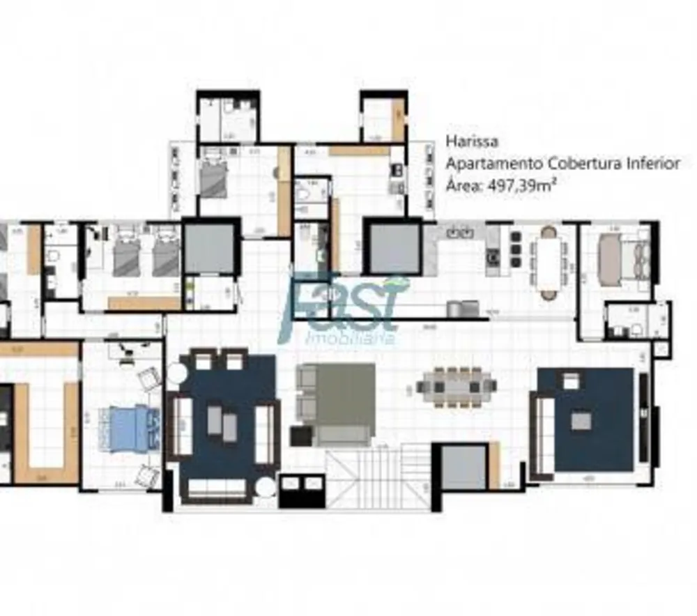 Apartamento, 5 quartos, 497 m² - Foto 9