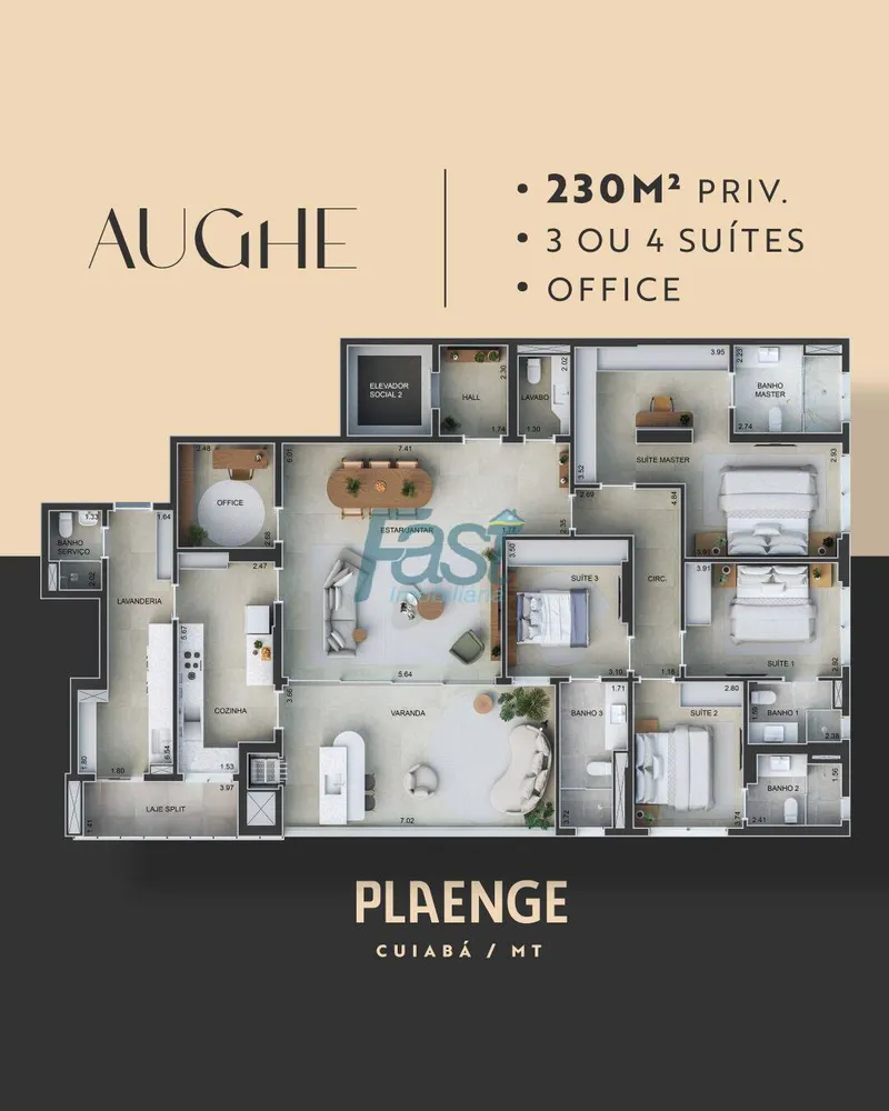 Apartamento, 3 quartos, 230 m² - Foto 6