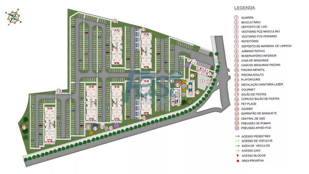 Apartamento à venda com 2 quartos, 42m² - Foto 7