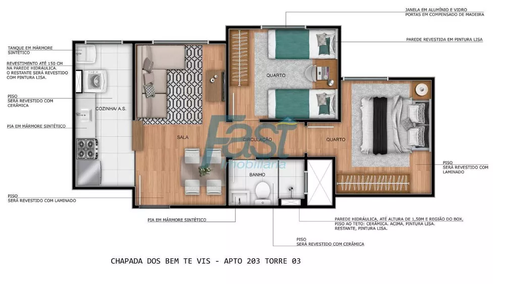 Apartamento à venda com 2 quartos, 42m² - Foto 12