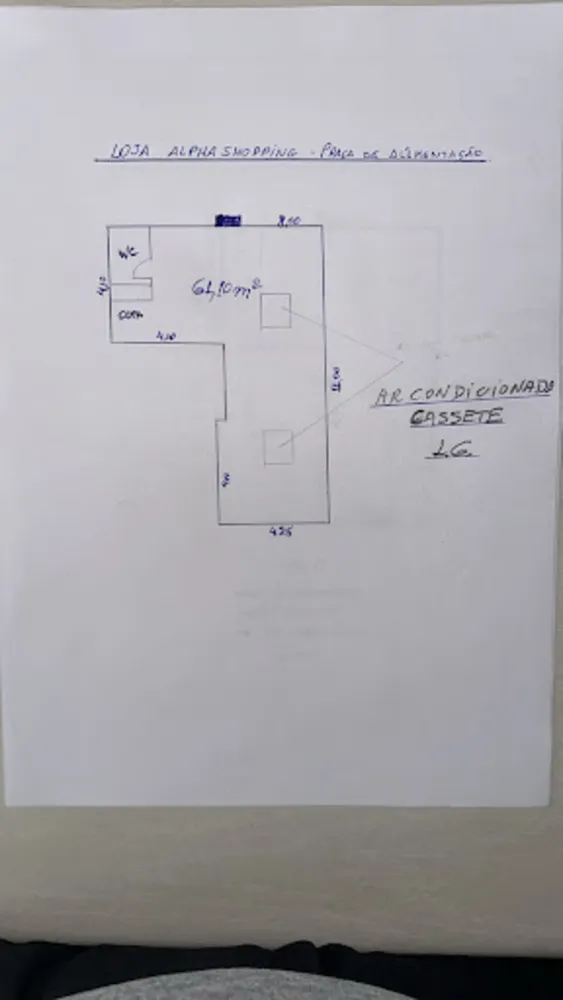 Loja-Salão, 62 m² - Foto 2