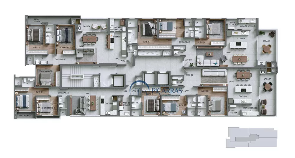 Apartamento, 3 quartos, 128 m² - Foto 7