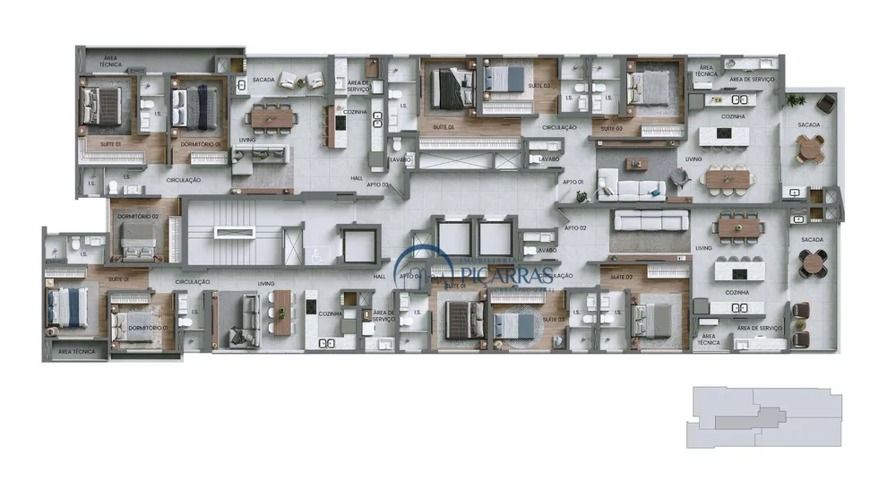 Apartamento, 3 quartos, 131 m² - Foto 10