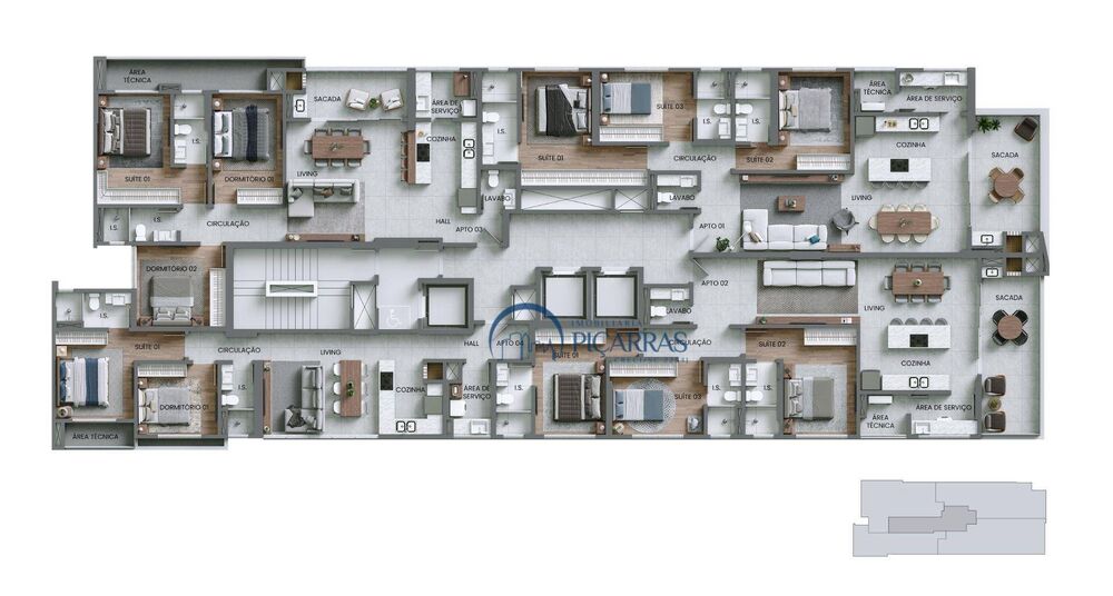 Apartamento, 3 quartos, 131 m² - Foto 4