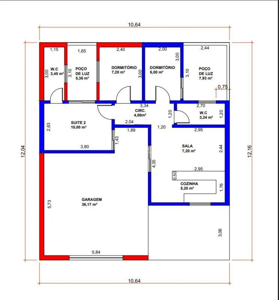 Casa, 3 quartos, 90 m² - Foto 8