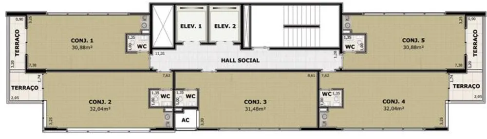 Sala-Conjunto, 31 m² - Foto 4