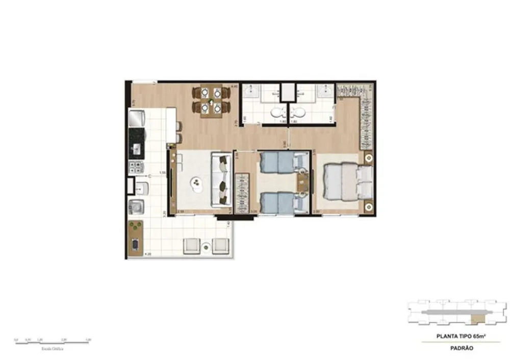 Apartamento, 4 quartos, 125 m² - Foto 3