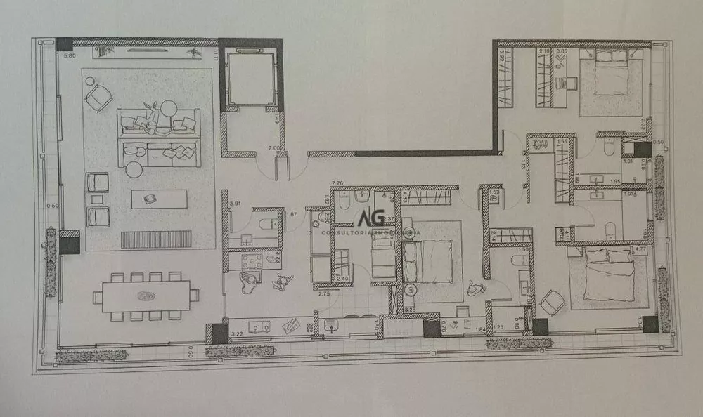 Apartamento, 3 quartos, 250 m² - Foto 3