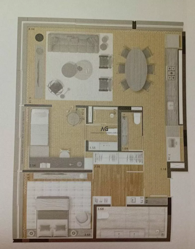 Apartamento, 2 quartos, 99 m² - Foto 2