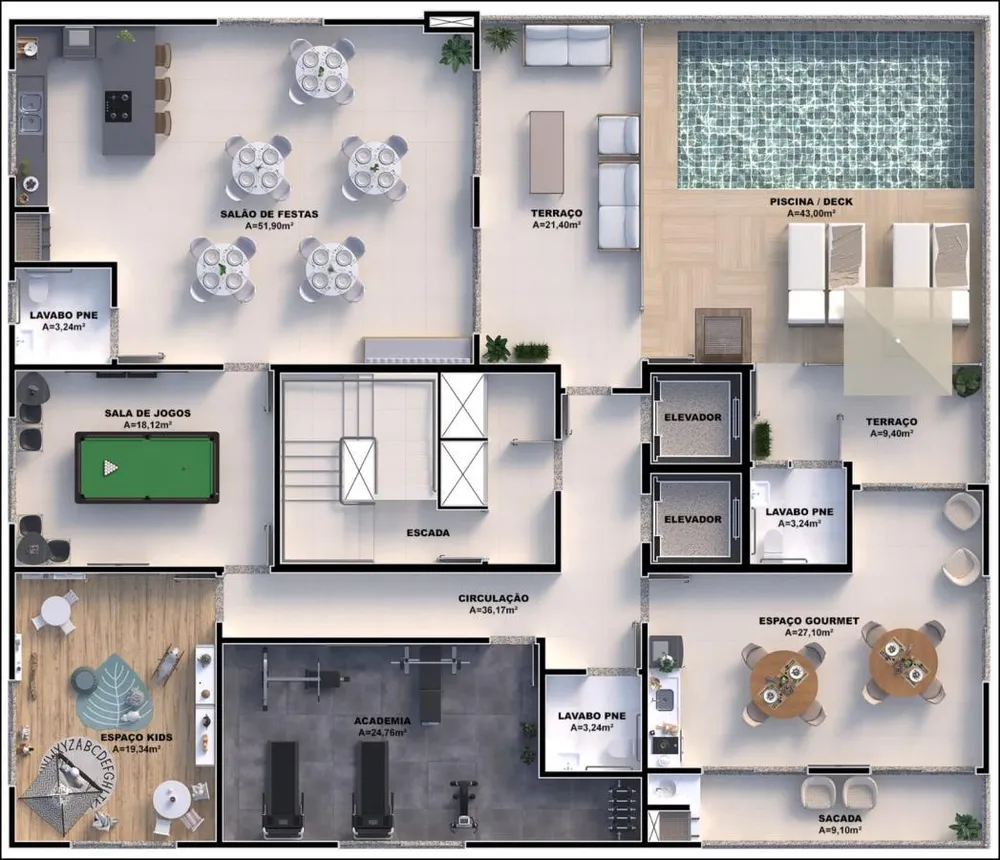 Apartamento, 2 quartos, 87 m² - Foto 3