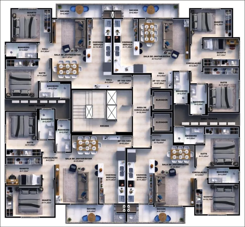 Apartamento, 2 quartos, 87 m² - Foto 5