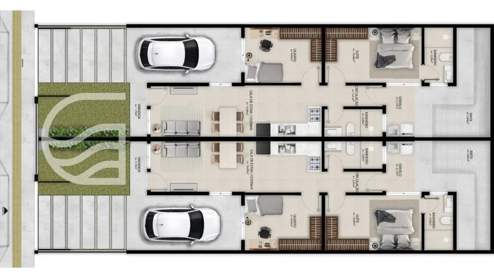 Casa, 2 quartos, 53 m² - Foto 5