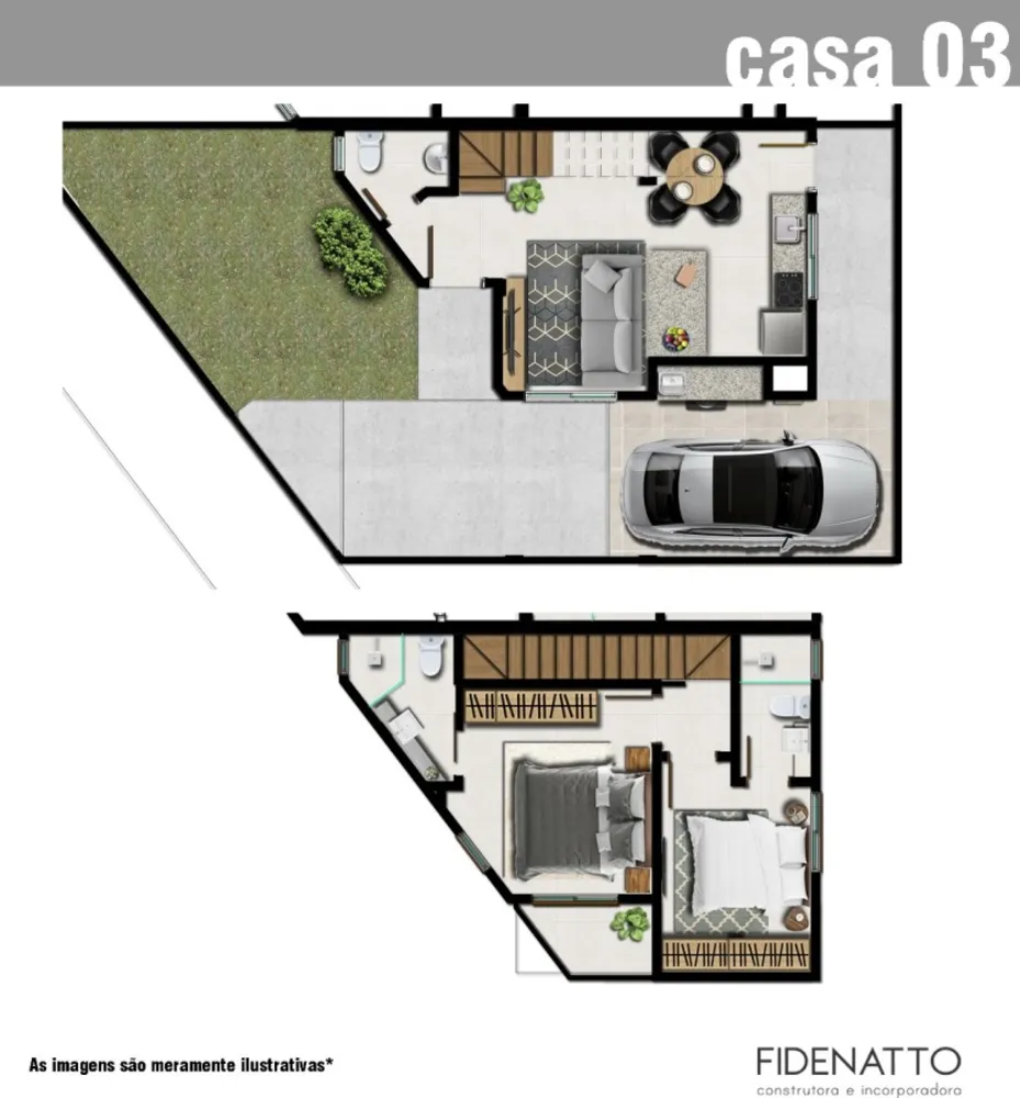 Casa, 2 quartos, 83 m² - Foto 1