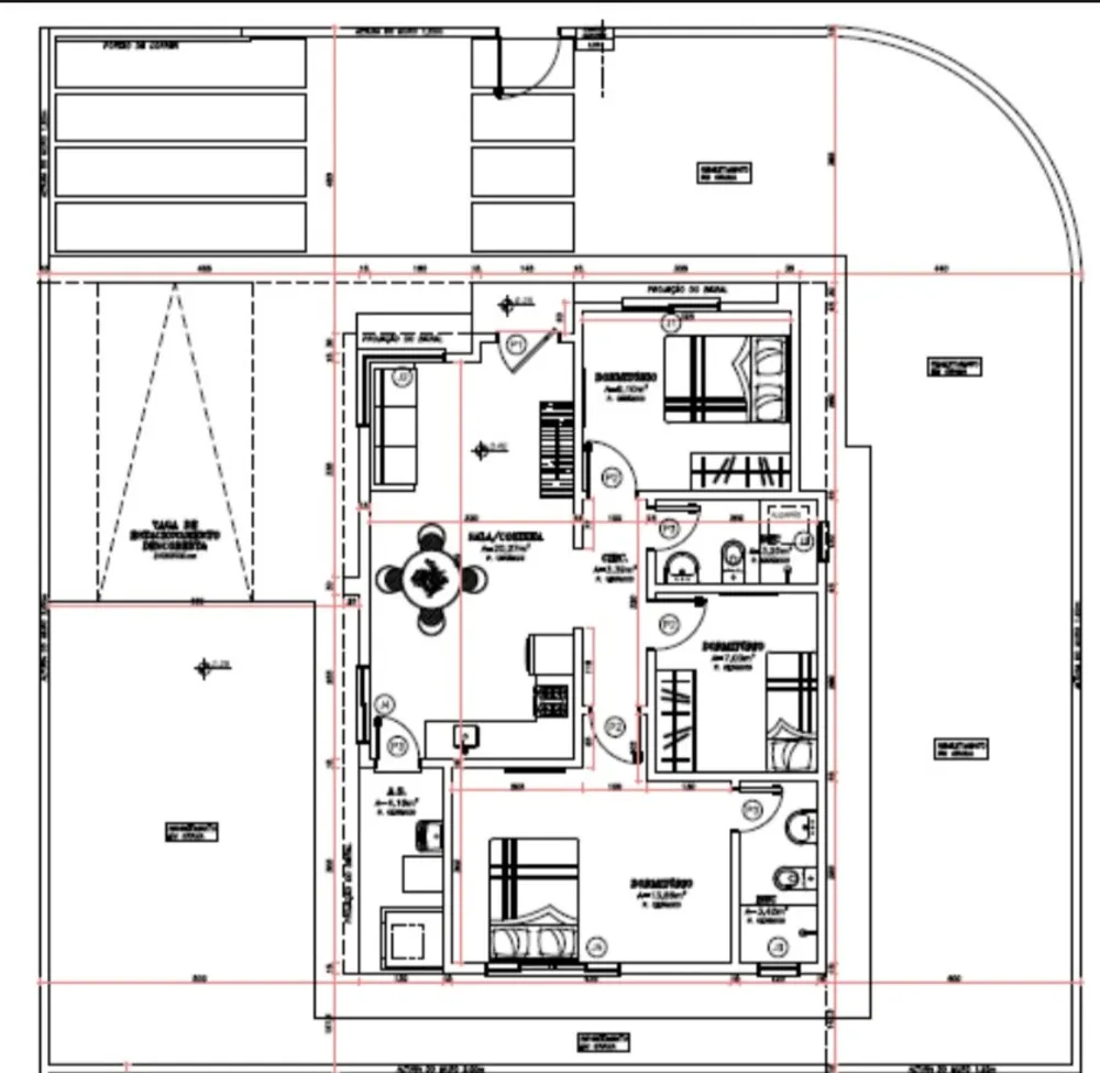 Casa, 3 quartos, 81 m² - Foto 2