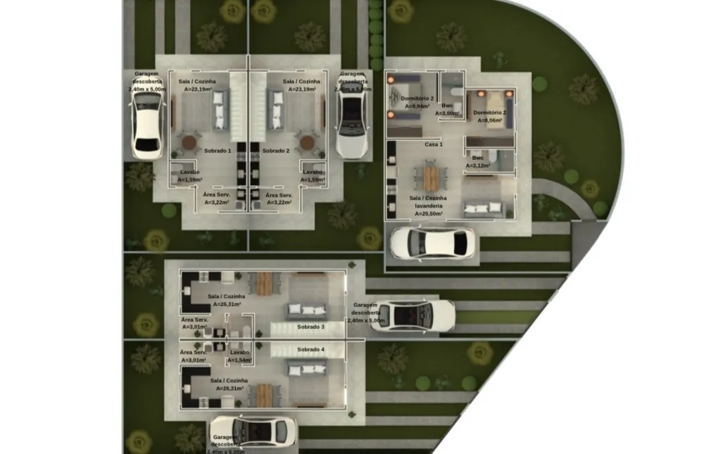 Casa, 2 quartos, 67 m² - Foto 1