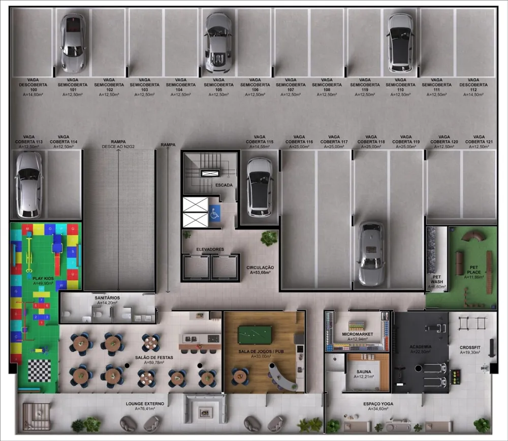 Apartamento, 3 quartos, 103 m² - Foto 1