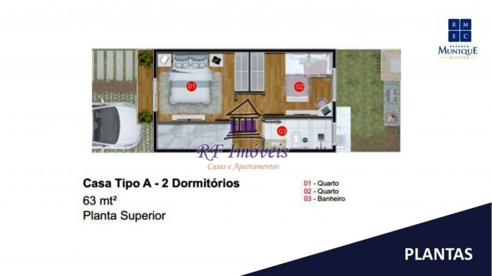 Sobrado, 3 quartos, 136 m² - Foto 2
