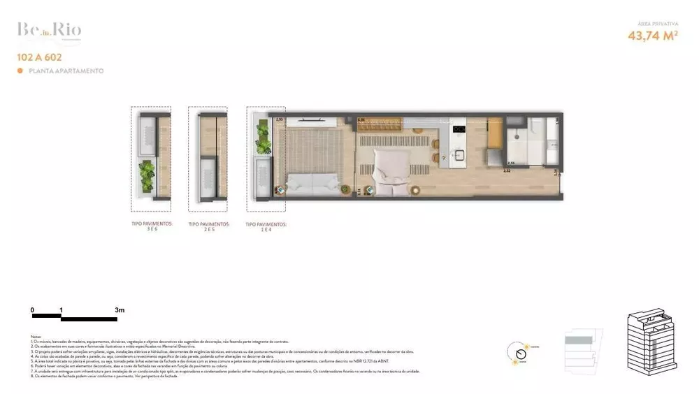 Kitnet-Studio, 44 m² - Foto 4