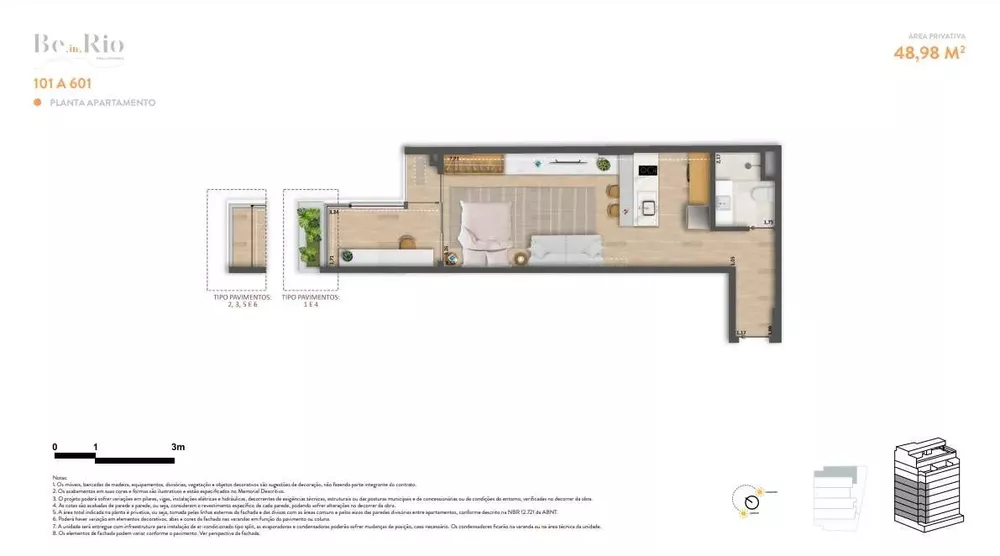 Kitnet-Studio, 44 m² - Foto 6