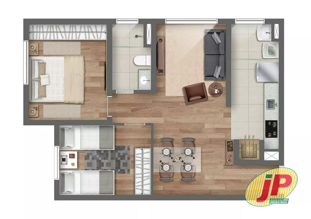 Apartamento, 2 quartos, 51 m² - Foto 6