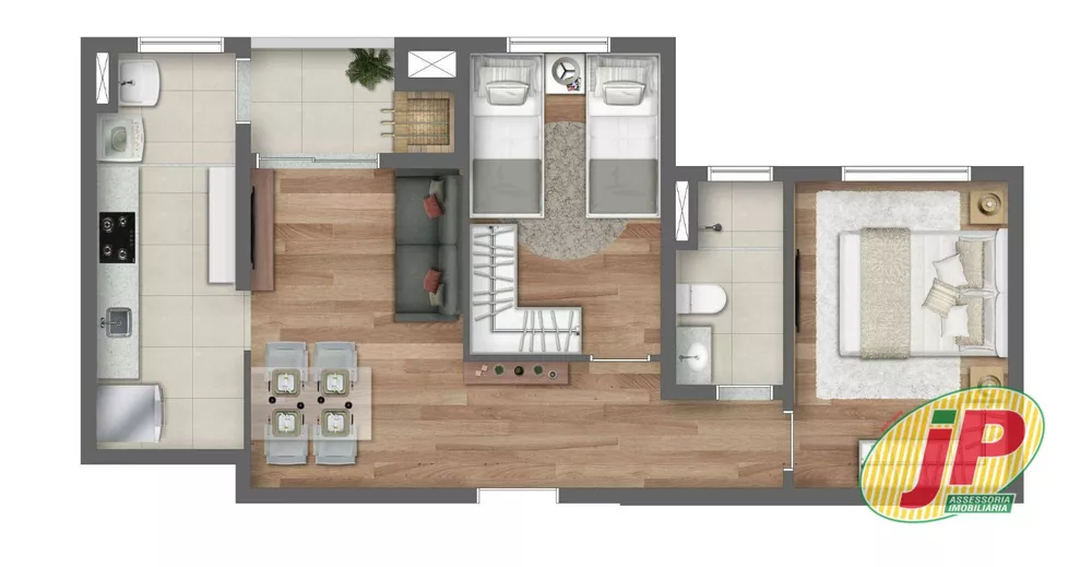 Apartamento, 2 quartos, 51 m² - Foto 7