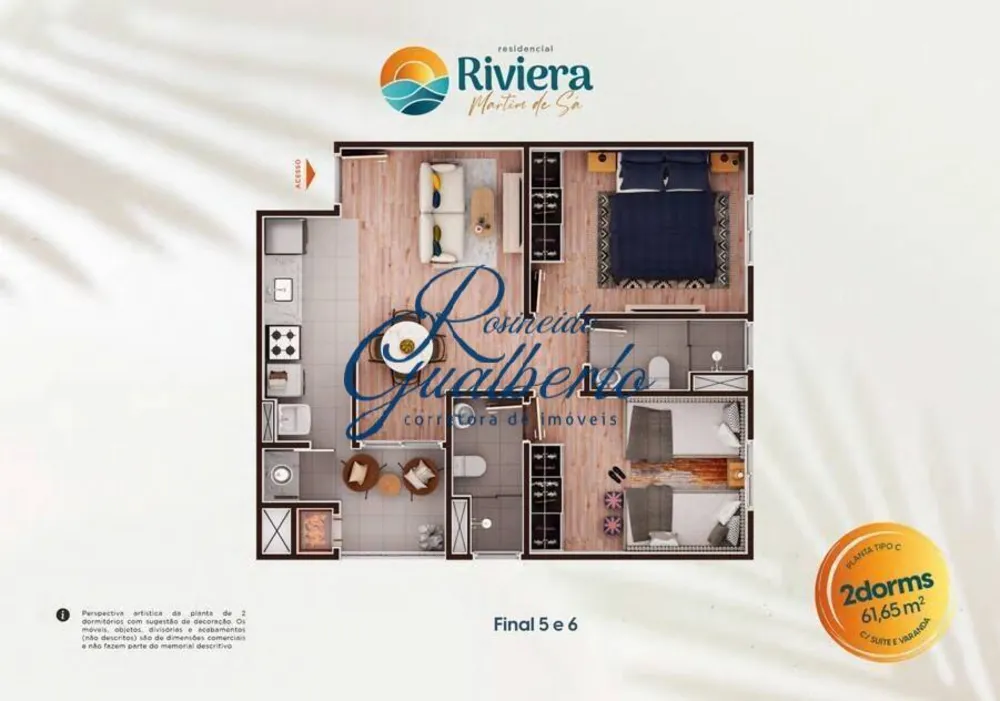 Apartamento, 2 quartos, 61 m² - Foto 8