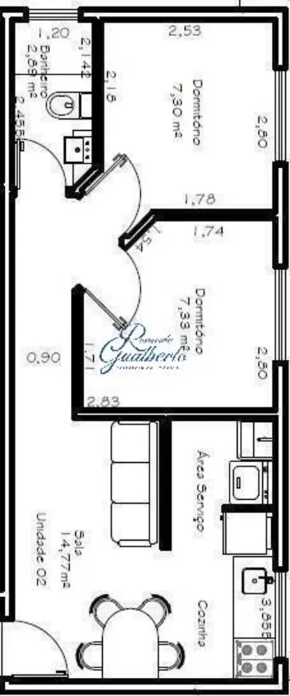 Apartamento, 2 quartos, 48 m² - Foto 4