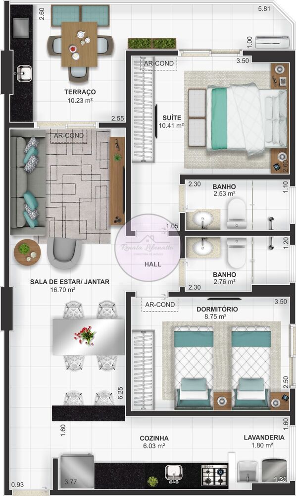 Apartamento, 3 quartos, 93 m² - Foto 7